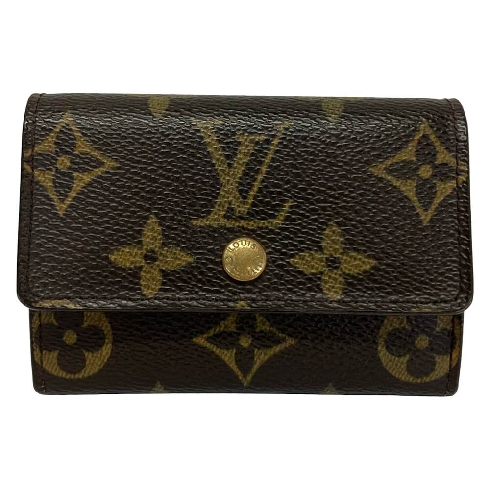 Louis Vuitton Porte Monnaie Plat Monogram Coin Case M61930